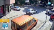 20-годишен блъсна с колата си друг автомобил и удари пешеходка на тротоар