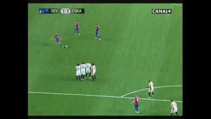 Sevilla - Cska Moscow 1 - 2 Highlights Champions League 