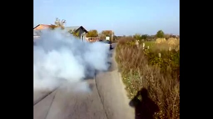 Bmw E30 325 Turbo Burnout 