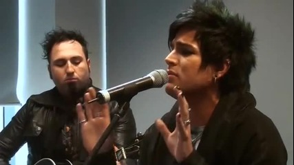 Adam Lambert - Whataya Want From Me (acoustic) - Novafm Sydney Australia