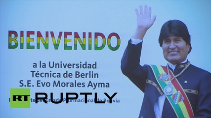 Germany: President Morales defends Bolivian social policy in Berlin