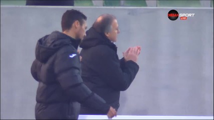 Посрещнаха топло Дерменджиев на Лудогорец Арена