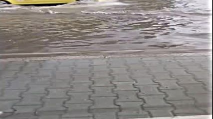 Булевард "Димитър Солунски" в Благоевград след дъжда