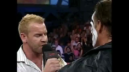 Tna Christian Cage Face To Face With Sting