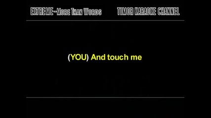 More Than Words---extreme