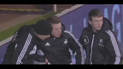 Грозната постъпка на Eden Hazard ( Челси - Суонзи )