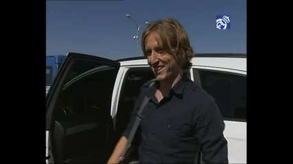 Luka Modric's first day as a Real Madrid player