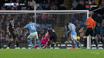 Manchester City with a Goal vs. Burnley FC