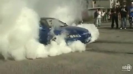 Honda Civic - Burnout Accident