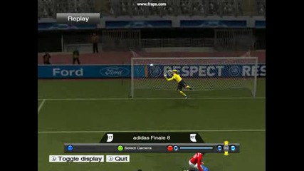 pes2009 много хубав гол на лео меси