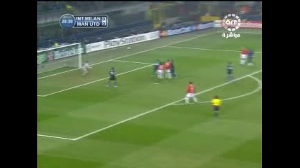 24.02 Интер - Манчестър Юнайтед 0:0 Две Изключителни Възможности За Кристиано Роналдо