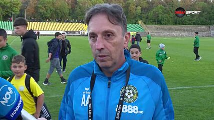 Развълнувания Атанас Атанасов след промоцията на Добруджа в efbet лига