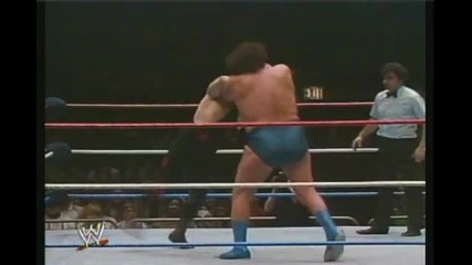 Andre the giant vs masked superstar