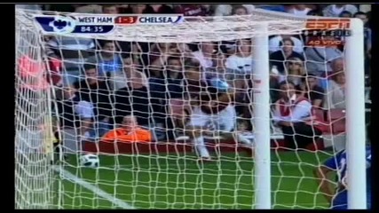 11.09.2010 Уест Хям 1 - 3 Челси много красив гол на Скот Паркър 