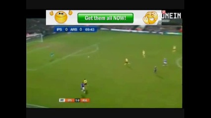 Ipswich Town 1 - 0 Arsenal 