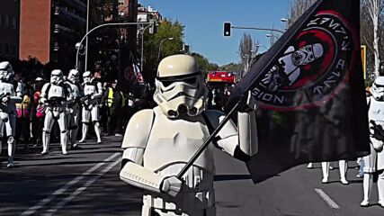'Force is strong' with Star Wars parade on Madrid streets