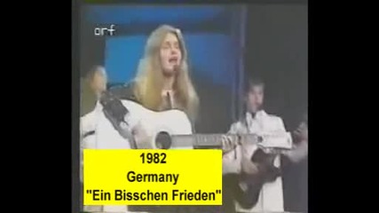 Победителите в Евровизия 1956-2010