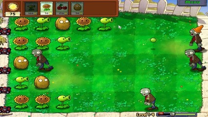 Plants Vs Zombies My Gameplay part 1