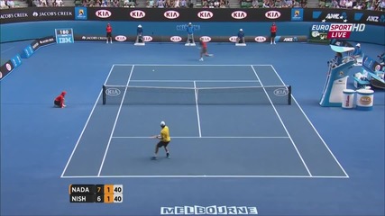 Nadal vs Nishikori - Australian Open 2014!