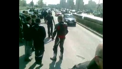 Протест Пловдив срещу високите горива 13.03.11 - 2