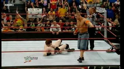 John Cena vs Sheamus Raw 28.12.2009 