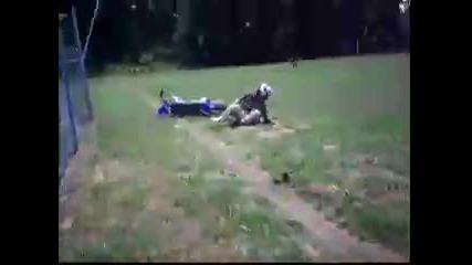 Chris Dirt Bike Wreck 