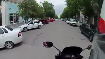 (ужасяващо!!!) Катастрофа с мотоциклет в Русия Pov