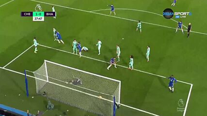 Челси - Брайтън 1:0 /първо полувреме/