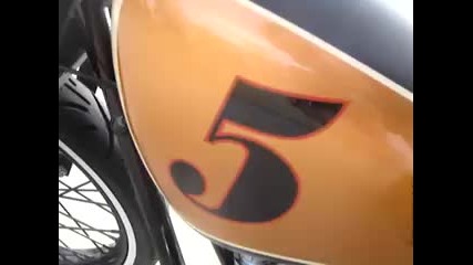 Angry Monkey Running at last! 1956 Triumph Tr6 Kustom Bobber