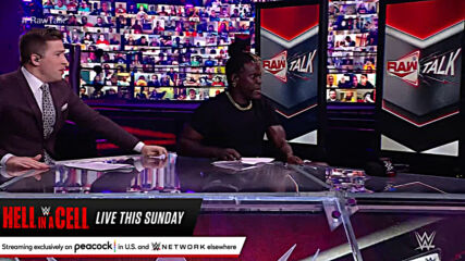 R-Truth nearly invokes the wrath of Alexa Bliss: Raw Talk, June 14, 2021