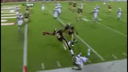 reggie bush insane 6 yard leap into endzone 