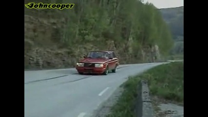 Volvo 240 Turbo Burnout