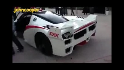 Бяло Ferrari Fxx Evolution 