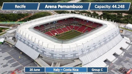 Бразилия 2014 -стадионите на Световното Първенство по Футбол