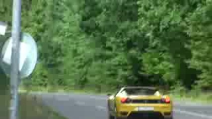 Yellow Ferrari F430 Spider