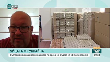 Инджов: Ако цените на внесените яйца в България са по-ниски от пазарните, това е проблем