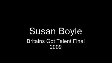 britains got talent final 2009 Susan Boyle