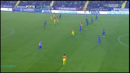 Levante vs Barcelona 0-4 / Spain - Liga - Day 13