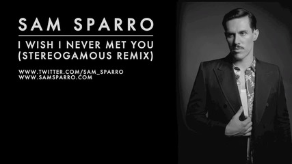 Sam Sparro - I Wish I Never Met You (stereogamous Remix)