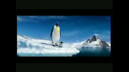 Пингвин прави крачета със сина си (смях) 