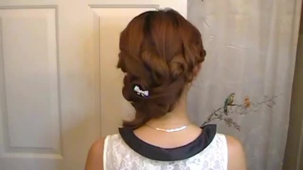 Formal Side Low Do With Pin Curls