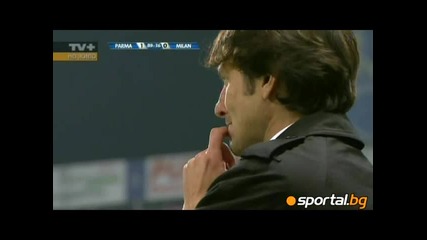 Парма 1 : 0 Милан Божинов гол в 90 - ата минута 