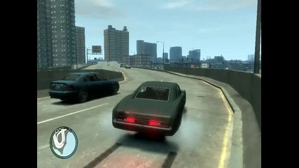 Gta 4 гърмеж на гуми ! ... 