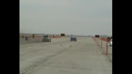 Audi S2 Coupe Vs. Seat Ibiza Td Drag Race