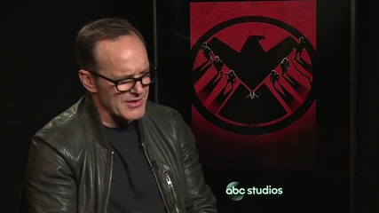 Звездата Кларк Грег дава интервю за сериала си Агентите на Щ. И. Т. (2013-2014-2015)