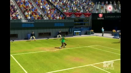 Virtua Tennis 2009 - Novak Djokovic vs Rafael Nadal [my Gameplay]