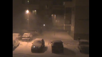Снежна буря - Варна 2.01.2008 