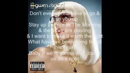 Gwen Stefani - 4 In The Morning-tekst