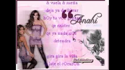 Anahi - Giva la vida lyrics 