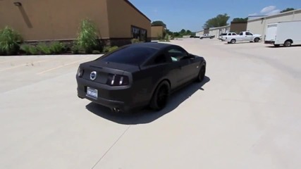 2011 Mustang Gt 5.0 Flat Black Vehicle Wrap 